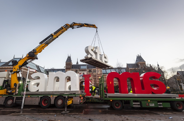 Amsterdam sign removed due to overtourism