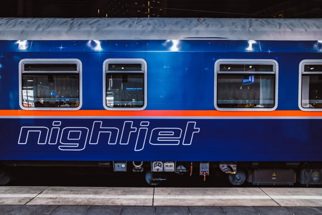 Nightjet train - OBB night train